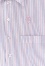 SEAFARER Kim Stripe Buttoned Shirt White SWC0065TCF01340003053_White_54423176