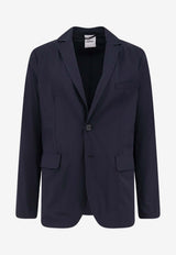 Aspesi Paperino Single-Breasted Blazer Blue S6I416M08001101_Blue_54417816
