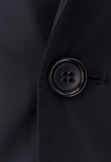 Aspesi Paperino Single-Breasted Blazer Blue S6I416M08001101_Blue_54417816