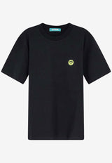 Barrow Logo Print Loose T-shirt Black S6BWUATH003110_Black_54417833