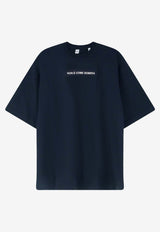 Aspesi Non E' Come Sembra Print T-shirt Blue S6AYL0A33501098_Blue_54417865