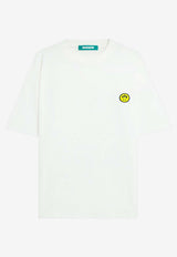 Barrow Logo Print Loose T-shirt White S6BWUATH003412_Cocco_54417889