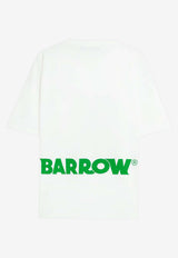 Barrow Logo Print Loose T-shirt White S6BWUATH003412_Cocco_54417889
