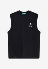 Barrow Graphic Print  Sleeveless T-shirt Black S6BWUATH023110_Black_54417866