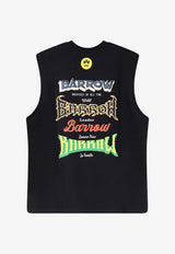 Barrow Graphic Print  Sleeveless T-shirt Black S6BWUATH023110_Black_54417866
