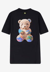 Barrow Iconic Bear Print T-shirt Black S6BWUATH076110_Black_54417820