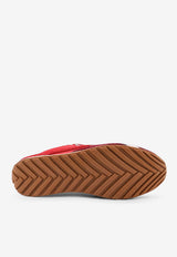 ALOHAS TB 304 Suede and Nylon Low-Top Sneakers Red S10111302RED_Red_54417839
