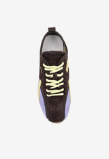 ALOHAS TB 304 Suede and Leather Low-Top Sneakers Brown S10111306BROWN_Brown_54417814