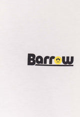Barrow Logo Print Crewneck T-shirt White S6BWUATH085412_Cocco_54417853