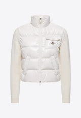 Moncler Padded Zip-Up Jacket White L10939B00023M7774_034
