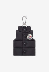 Moncler Buttoned Padded Vest Keyring Black L109A6F00002M7726_999