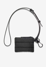 Moncler Caradoc Padded Cardholder with Strap Black L109A6G00004M7451_999