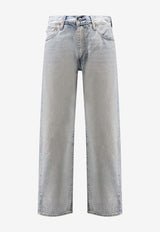 Levi's Logo-Tagged Buttoned Jeans Blue 000LO0005_Baby blue essentials_54420817