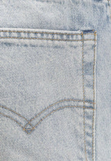 Levi's Logo-Tagged Buttoned Jeans Blue 000LO0005_Baby blue essentials_54420817
