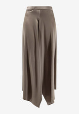 ALYSI Asymmetric Flared Skirt Gray 116023P6221TAUPE_Beige_54418004