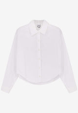 Aspesi Long-Sleeved Buttoned Shirt White 5405D30785072_White_54418002