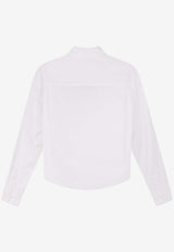 Aspesi Long-Sleeved Buttoned Shirt White 5405D30785072_White_54418002