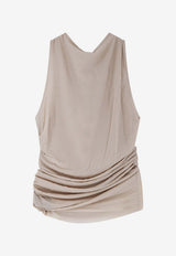 Soeur Irina Draped Tank Top Beige TSH0624IRINAECR3426S_MASTIC_54423174