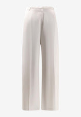 ALYSI Straight-Leg Linen Blend Pants White 116151P6062GESSO_Gesso_54418068