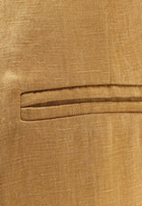 ALYSI Straight-Leg Tailored Pants Brown 116151P6062OLIO_OLIO_54418023