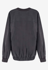 ALYSI Zip-Up Bomber Jacket Gray 116916P6062LQ_Liquirizia_54418040