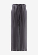 ALYSI Wide-Leg Drawstring Pants Gray 116169P6219ASF_Grey_54418041