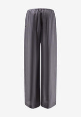 ALYSI Wide-Leg Drawstring Pants Gray 116169P6219ASF_Grey_54418041