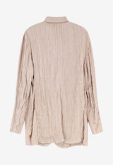 ALYSI Wrinkled Buttoned Blazer Powder 216809P6047CP_Powder_54418021