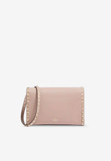 Valentino Rockstud Leather Crossbody Bag Pink 8W0B0181VSFP45_POUDRE_42176785