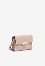 Valentino Rockstud Leather Crossbody Bag Pink 8W0B0181VSFP45_POUDRE_42176785