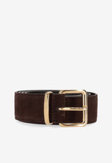 Miu Miu Monogram Leather Belt Brown 5CC5362CSS_F0003
