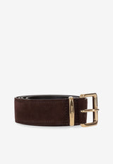 Miu Miu Monogram Leather Belt Brown 5CC5362CSS_F0003
