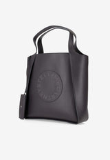 Stella McCartney Studded Logo Faux Leather Tote Bag Gray 7B0031WP0563_1164