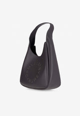 Stella McCartney Large Studded Logo Shoulder Bag Gray 7B0102WP0563_1164
