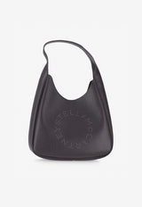 Stella McCartney Large Studded Logo Shoulder Bag Gray 7B0102WP0563_1164