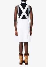 Miu Miu Poplin Apron Dress White MF6326SOOO19SE_F0009