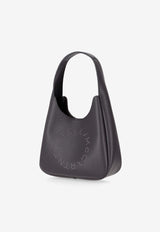 Stella McCartney Small Studded Logo Shoulder Bag Gray 7B0113WP0563_1164