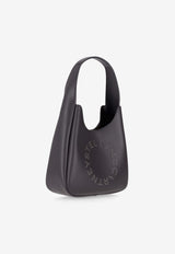 Stella McCartney Small Studded Logo Shoulder Bag Gray 7B0113WP0563_1164