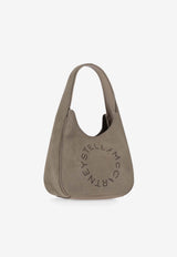 Stella McCartney Small Studded Logo Shoulder Bag Taupe 7B0113WP0590_2942