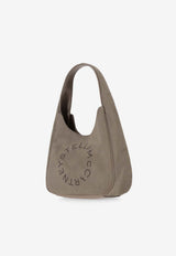 Stella McCartney Small Studded Logo Shoulder Bag Taupe 7B0113WP0590_2942