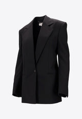 Stella McCartney Single-Breasted Wool Blazer Black 650166SSA36_1000
