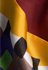 Miu Miu Printed Silk Scarf Multicolor 5FF0652IG3_F0A4E