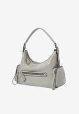 Stella McCartney Dartmoor Patent Leather Shoulder Bag Gray 7B0178WP0632_1220