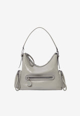 Stella McCartney Dartmoor Patent Leather Shoulder Bag Gray 7B0178WP0632_1220