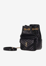 Saint Laurent Mini Joe Quilted Leather Bucket Bag Black 7607451EL07_1000