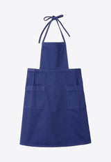 Miu Miu Garment-Dyed Stitched Apron Blue MCX338SOOO19JY_F0021