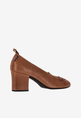 Miu Miu Élan 65 Bow-Embellished Pumps Caramel 5I551EFA065038_F098L