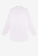Aspesi Long-Sleeved Oversized Shirt White 5446C11807072_White_54417988