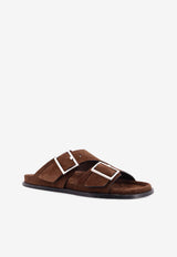 ALOHAS Alba Suede Sandals Brown S10118502BROWN_Brown_54418024
