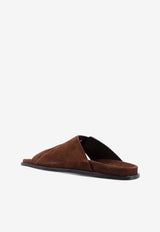 ALOHAS Alba Suede Sandals Brown S10118502BROWN_Brown_54418024